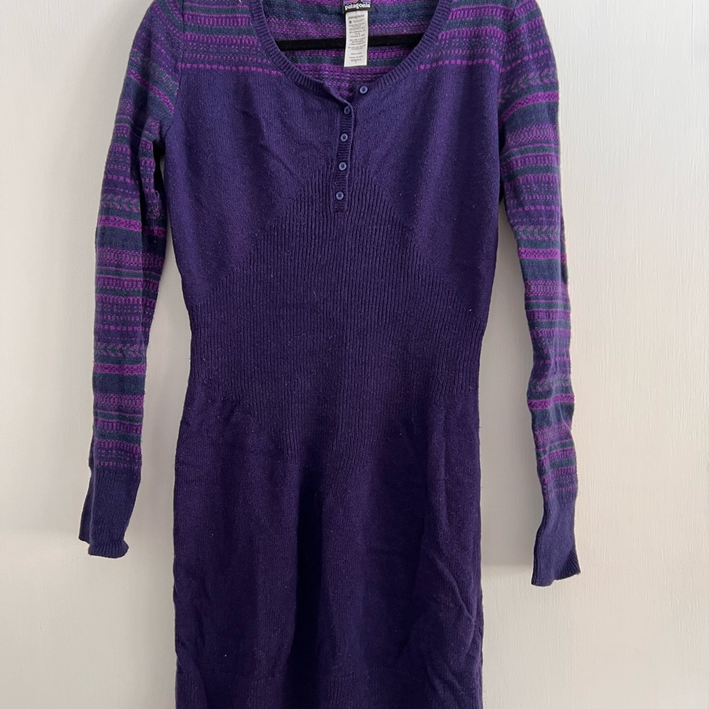 Sweater dress soft 80% lambswool 20%Nylon, stretchy, very good used condition - Picture 2 of 6